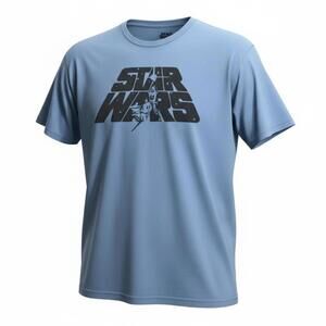 Star Wars Episode IV A New Hope Graphic Tee Shirt Blue/Gray Unisex 2X